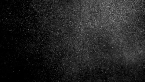 Dust particles on black background. 3D effect with snow glare and flare sparkle Stock Footage 138097739