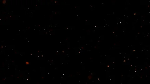 Dust particles on black background. 3D effect with snow glare and flare sparkle Stock Footage 138098653