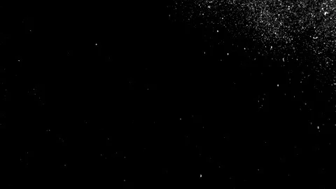 Dust particles on black background. 3D effect with snow glare and flare sparkle Stock Footage 138099002
