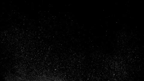 Dust particles on black background. 3D effect with snow glare and flare sparkle Stock Footage 138099283
