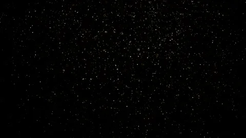 Dust particles on black background. 3D effect with snow glare and flare sparkle Stock Footage 138099438