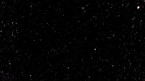 Dust particles on black background. 3D effect with snow glare and flare sparkle Stock Footage 138099703