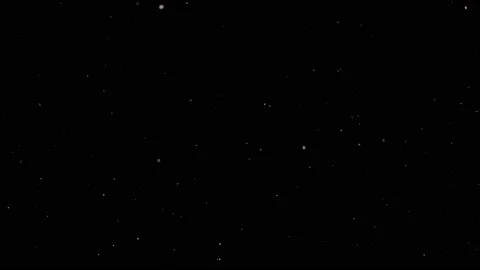 Dust particles on black background. 3D effect with snow glare and flare sparkle Stock Footage 138100756