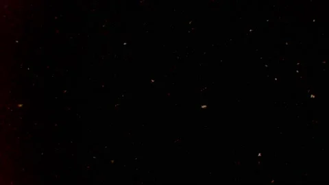 Dust particles on black background. 3D effect with snow glare and flare sparkle Stock Footage 138100871