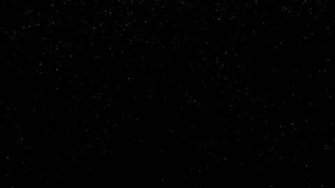 Dust particles on black background. 3D effect with snow glare and flare sparkle Stock Footage 138100945