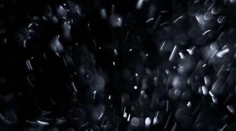 Dust particles on black background, close up Vídeo Stock 35974167