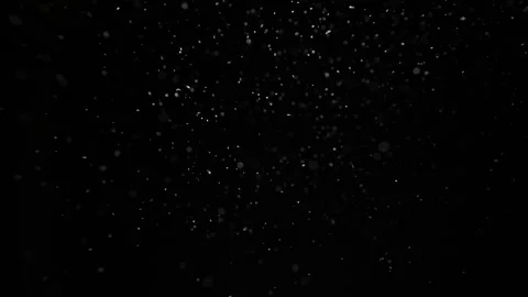 Dust particles on black background. Vídeo Stock 257465907