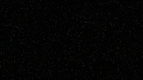 Dust Particles on Black Background. Glitter Particles with Stars. Bokeh Shiny Stock Footage 238537325