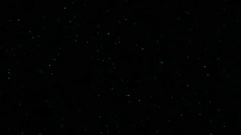 Dust Particles on Black Background. Glitter Particles with Stars. Bokeh Shiny Stock Footage 238538867