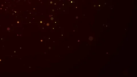 Dust particles with bokeh effect. Abstract fire magic background. 3d rendering. Stock Footage 162405853