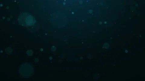 Dust particles with bokeh effect. Abstract blue magic background. 3d rendering. 動画素材 229124274