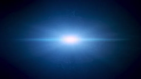 Dust particles explosion, Light trail effect. Dark blue background Stock Footage 274426800