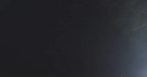 Dust particles explosion from right with light leak Stock Footage