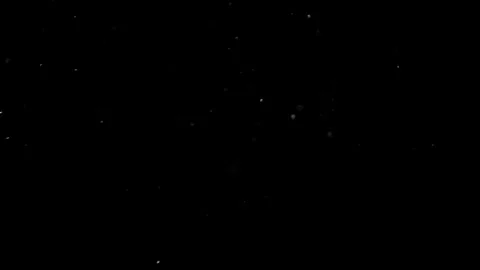 Dust Particles Floating In The Air Against A Dark Black Background. Stock Footage 302673056