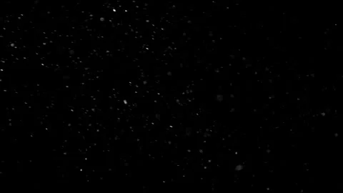 Dust Particles Floating In The Air Against A Dark Black Background. Stock Footage 302673225