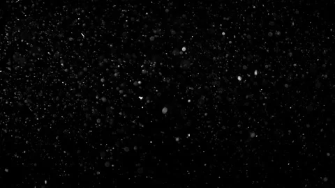 Dust Particles Floating In The Air Against A Dark Black Background. Stock Footage 302673378
