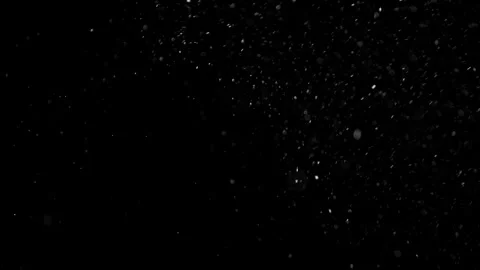 Dust Particles Floating In The Air Against A Dark Black Background. Stock Footage 302673382