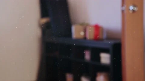 Dust particles floating in the air. Video stock 170702024