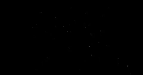 Dust particles floating on a black background Stock Footage 303593582