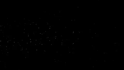 Dust Particles floating On black screen background. retro Particles flying loop. Vídeo Stock 318520333