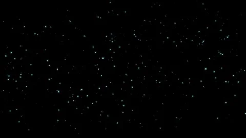 Dust particles floating . Dust particles in the air. On a black background Stock Footage 244946059