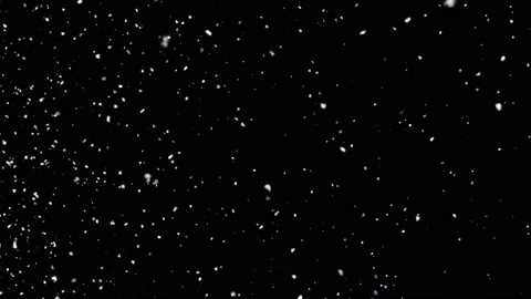 Dust particles floating to the right in the air. Cinematic elegant futuristic Stock Footage 192561798