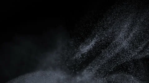 Dust particles. Motion performed by small particles. Stock Footage 130877727