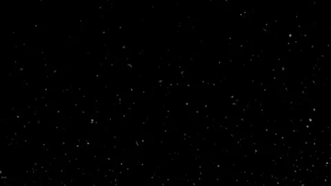 Dust Particles Moving Up on Black Background Looped Stock Footage 127947921