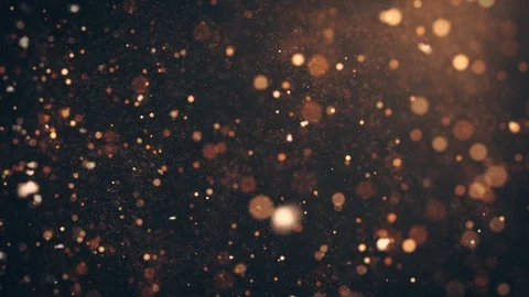 Dust Particles, random motion of particles.On beatiful relaxing Background Stock Footage 125884301