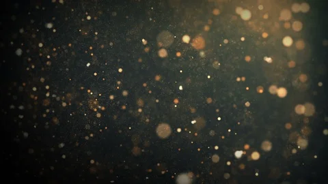 Dust Particles, random motion of particles.On beatiful relaxing Background Stock Footage 125888919