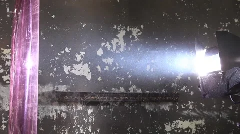 Dust particles in slow motion Vídeo Stock 47816179