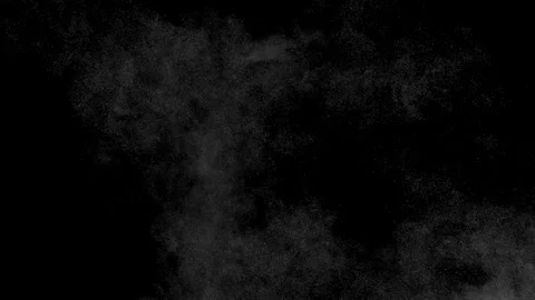 Dust particles sparkling on black background with mist sprinkling effect Stock Footage 138099782