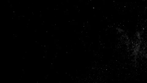 Dust particles sparkling on black background with mist sprinkling effect Stock Footage 138101220