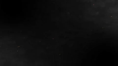 Dust particles swirling on a black background, dust and smoke particles. Stock Footage 250352781