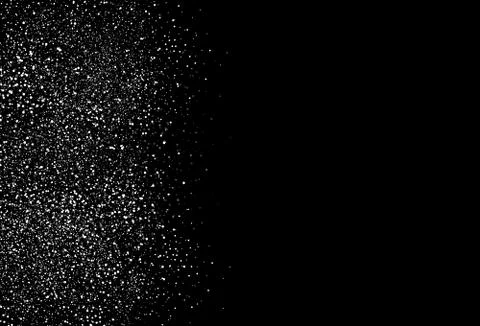 Dust powder particles scatter explosion splashing on space galaxy abstract Stock Illustration