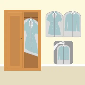 Dust proof cover Stock Illustration