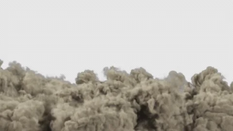 Dust Puffs Bottom Border Stock Footage 168583205