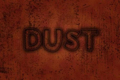 Dust Pyrography Stock Illustration