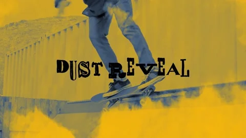 Dust Reveal Media Replacement Title Stock After Effects