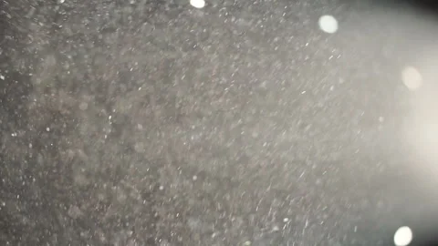Dust in soffit spotlights beam on the open air disco party Vídeo Stock 100027551