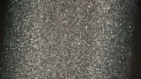 Dust in soffit spotlights beam on the open air disco party Vídeo Stock 100027714