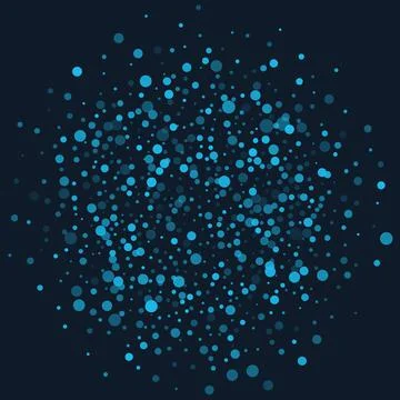 Dust Sparkling magical particles background. Magic concept. Blue Abstract vector Stock Illustration