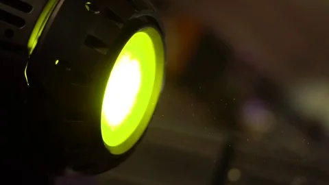 Dust in the spotlight Stock Footage 81427445