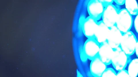 Dust in the spotlight Stock Footage 97157754