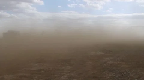Dust storm Stock Footage 57129332