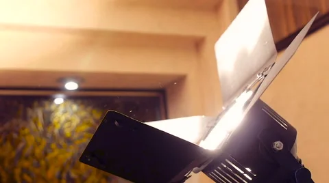 Dust in Video Light Stock Footage 58357312