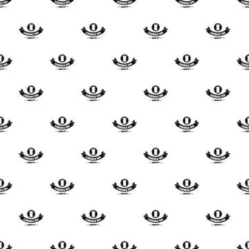 Dustbin pattern seamless Stock Illustration