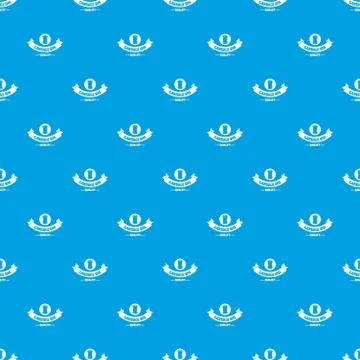 Dustbin pattern vector seamless blue 库存插图