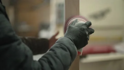 Dusting Wood Stock Footage 145847215