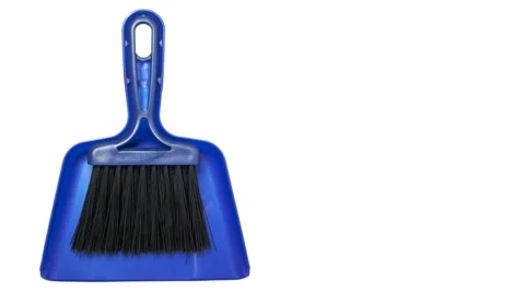 Dustpan and brush Stock Footage 8785562